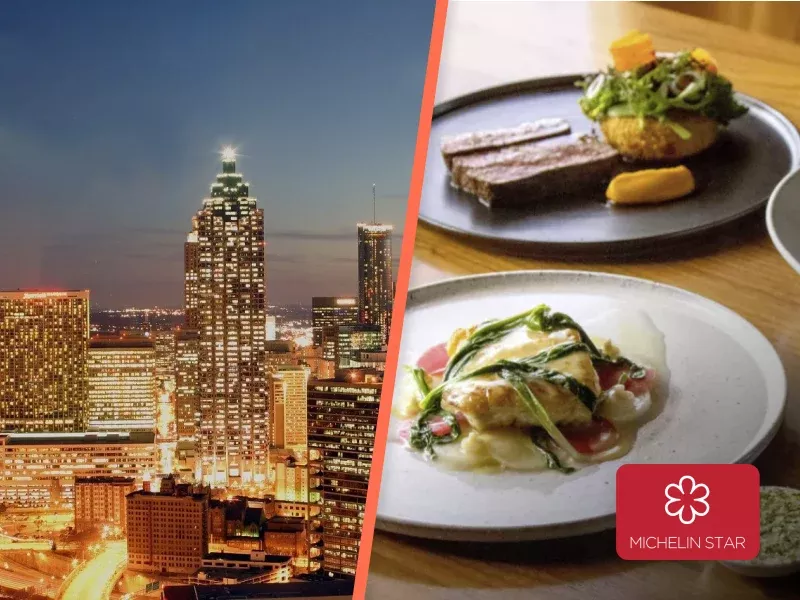1 Night in Atlanta + Michelin Dining Experience: Southern Charm & Starred Dining