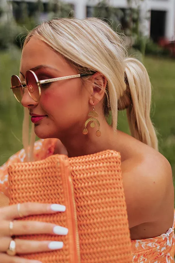 The Berkleigh Brass Earrings