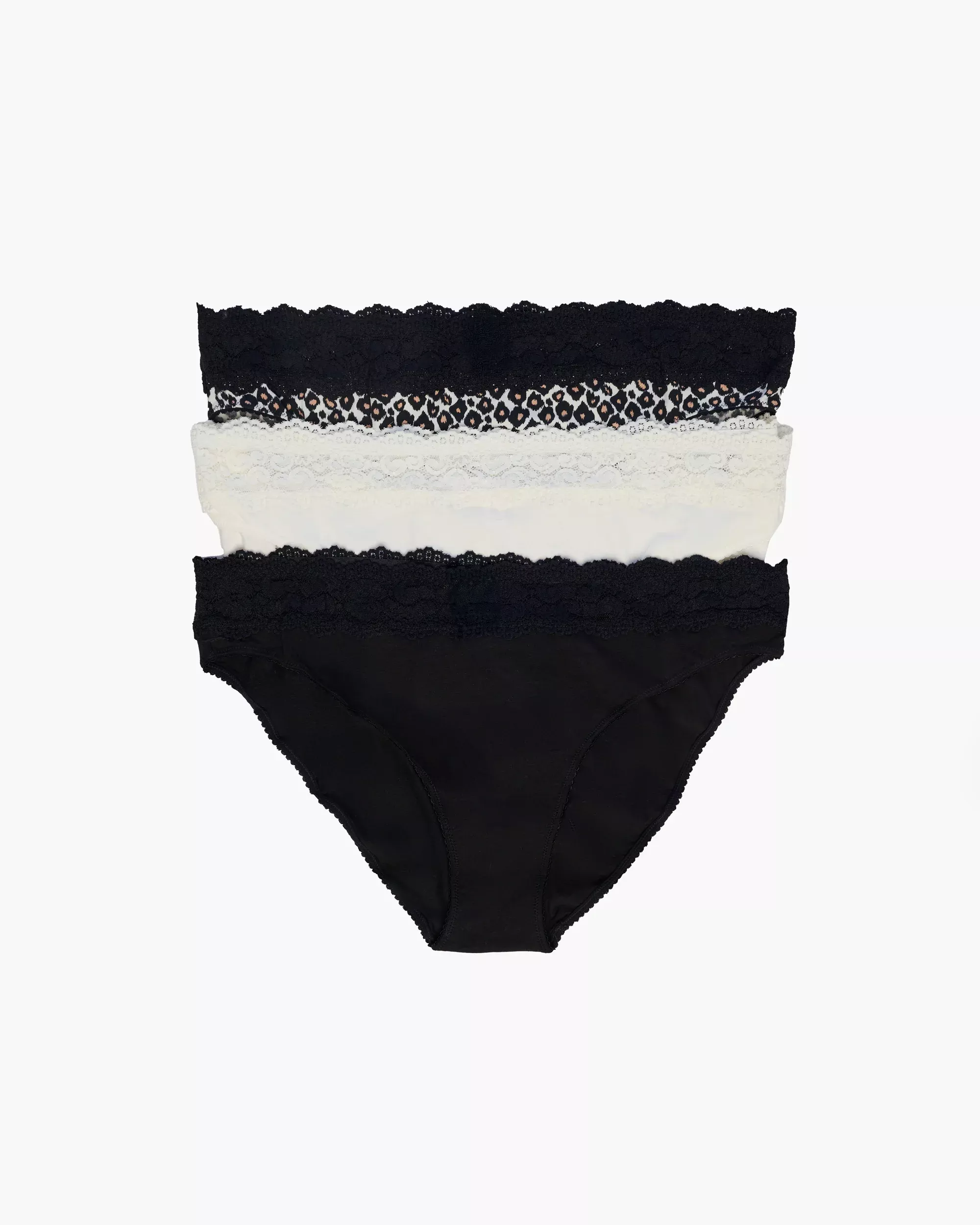 Cosabella Amore Love Pack de 3 braguitas clásicas en talla grande love