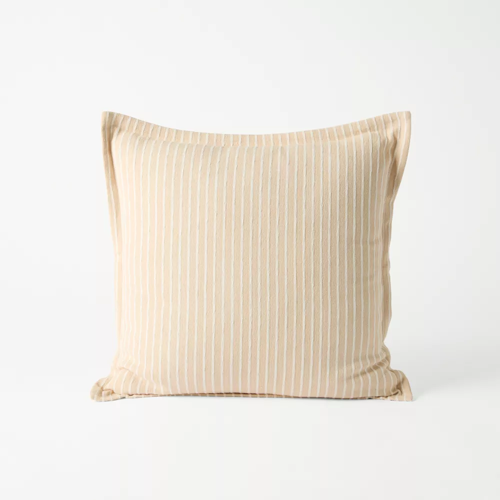 Raven Cream Stripe Cushion
