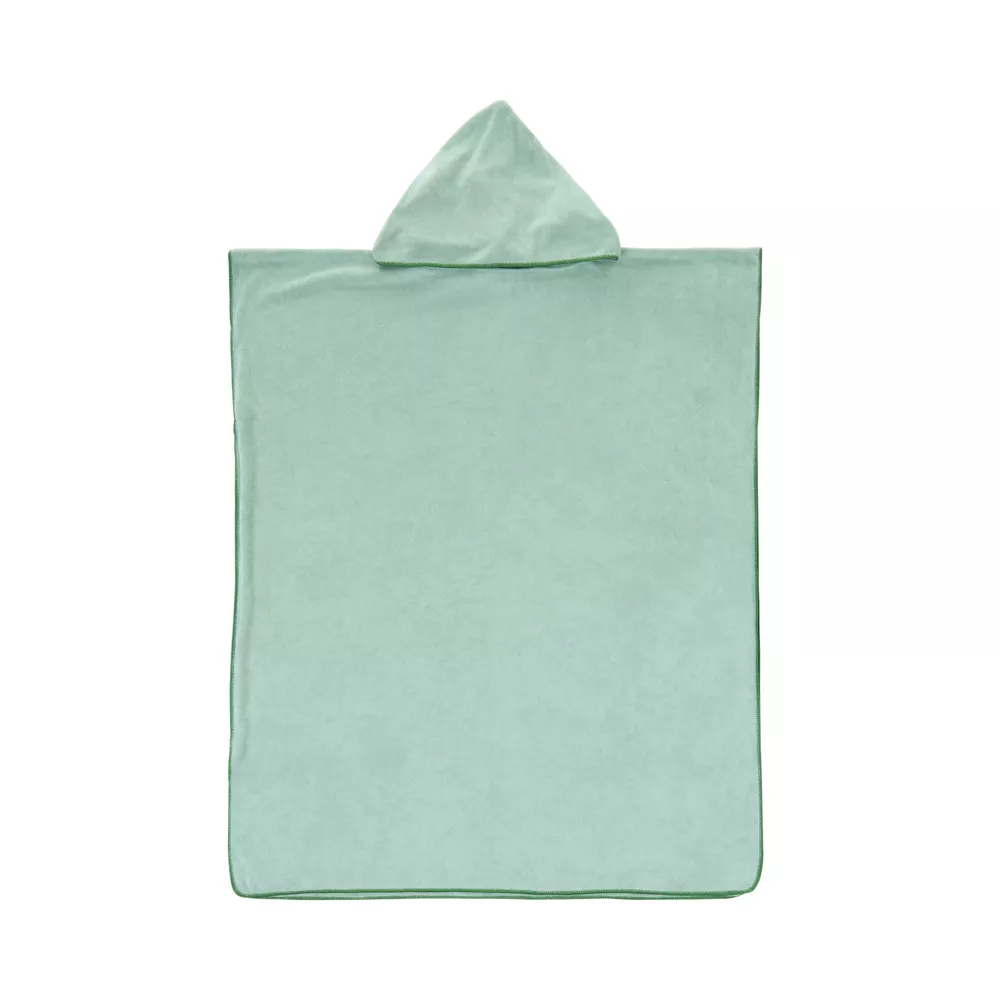 Soft Green Quick Dry Microfibre Hooded Beach Towel