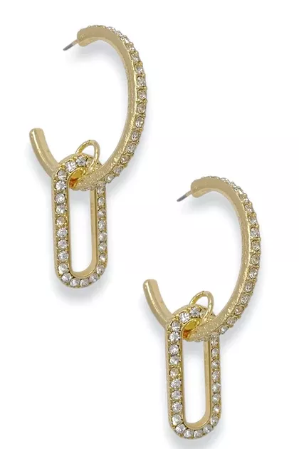 Zoey Gold Hoop Earrings